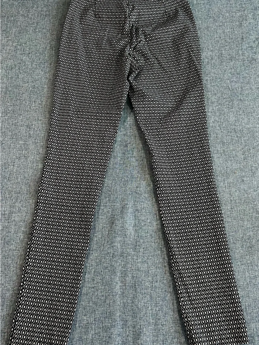 Michael Kors Black and White Geometric Print Pants